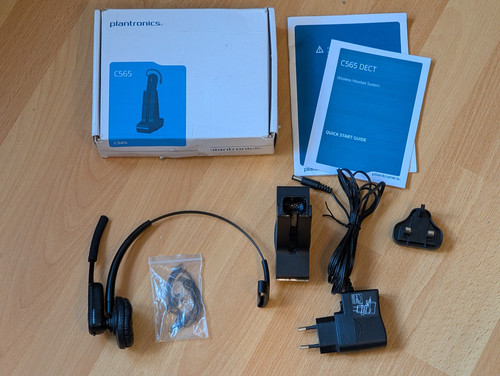 Plantronics c565 dect headset - dect,